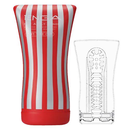 Мастурбатор Tenga Soft Case Cup Squeeze, белый TOC-202 - Tenga - Не анатомические мастурбаторы - Купить