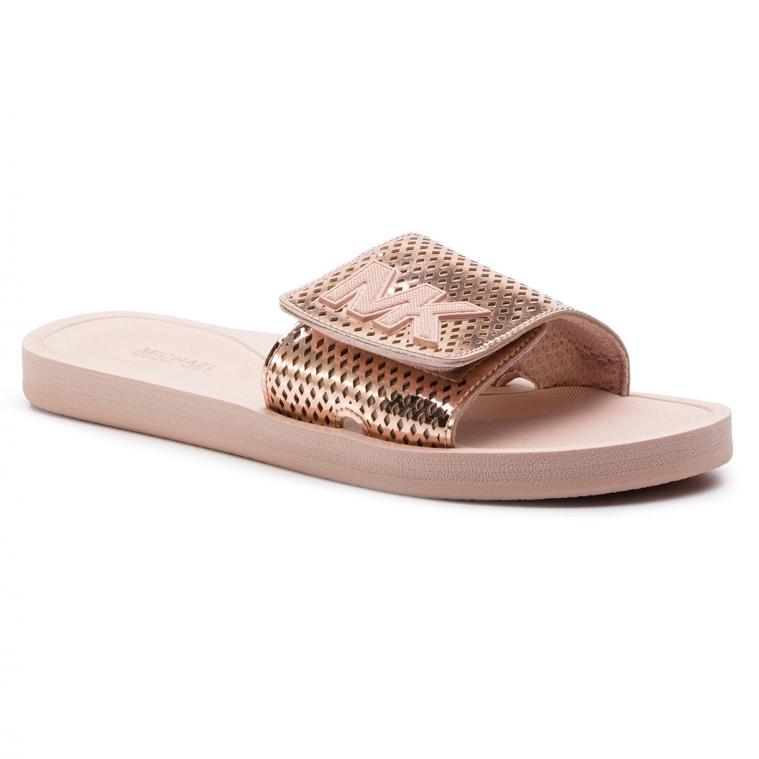 mk slides rose gold