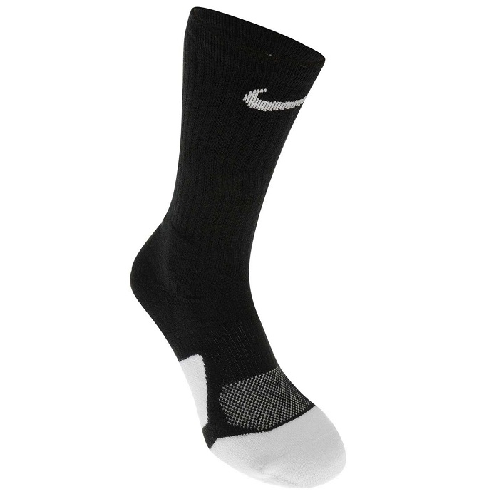 nike elite socks black and white