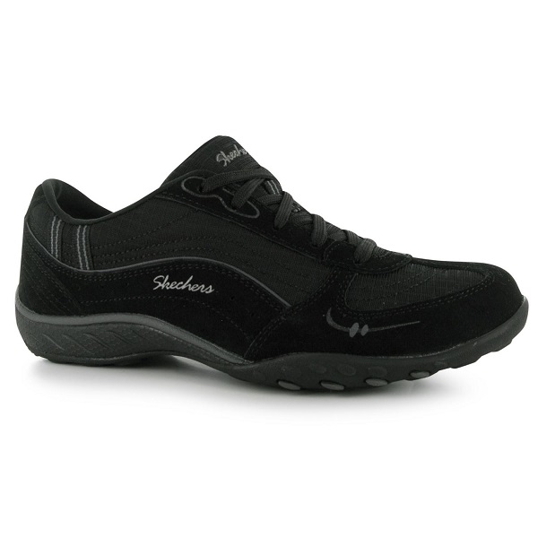 Skechers Act Just Relax Ladies Shoes Black Charcoal Sravni.bg