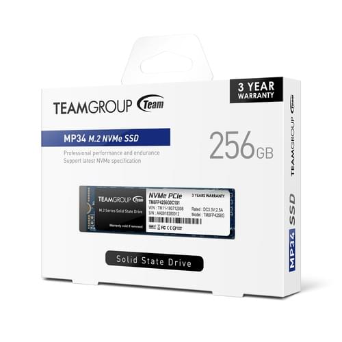 Solid State Drive (SSD) Team Group MP34 M.2 2280 256GB PCI-e с цена от